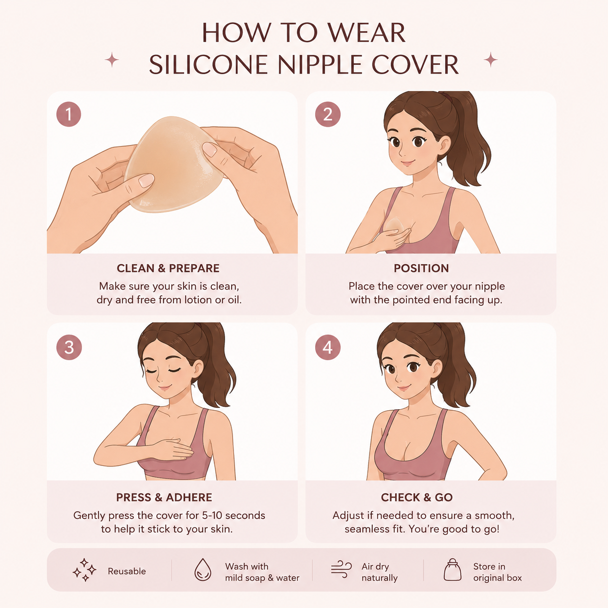 Boobify Push-Up Bra Inserts